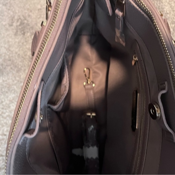 New Women’s Purse Handbag Leather like material Cute Purple Shoulder Strap - Picture 2 of 4